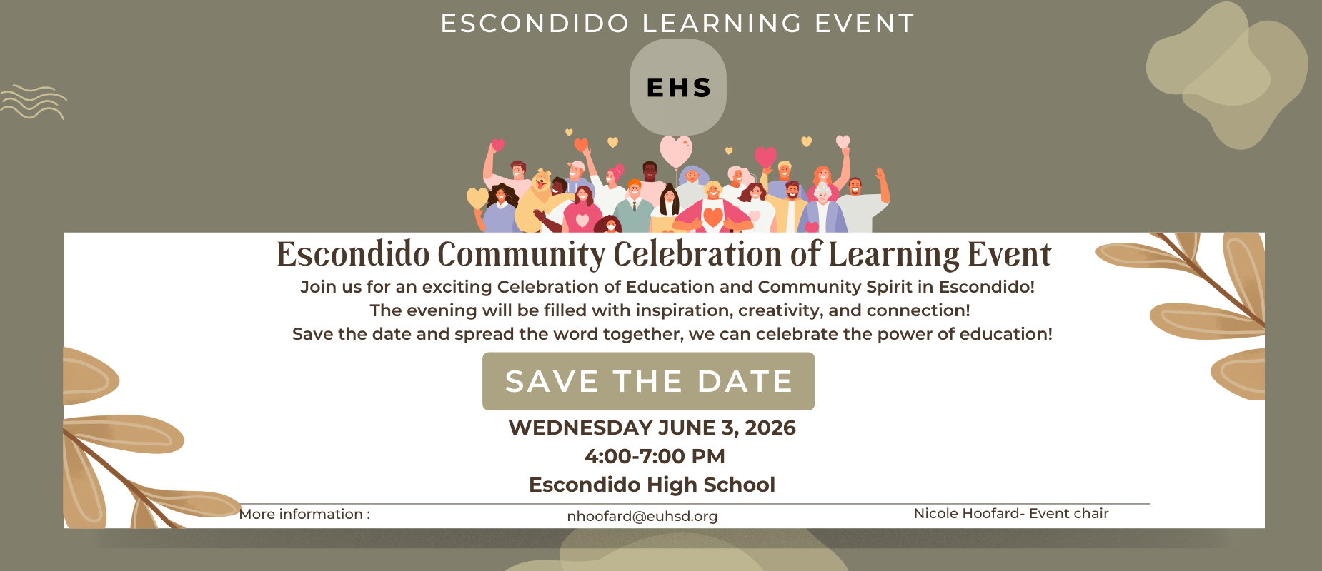 Escondido Learning Event