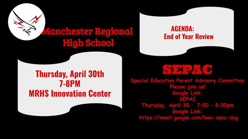MRHS SEPAC Meeting - 4-30-26