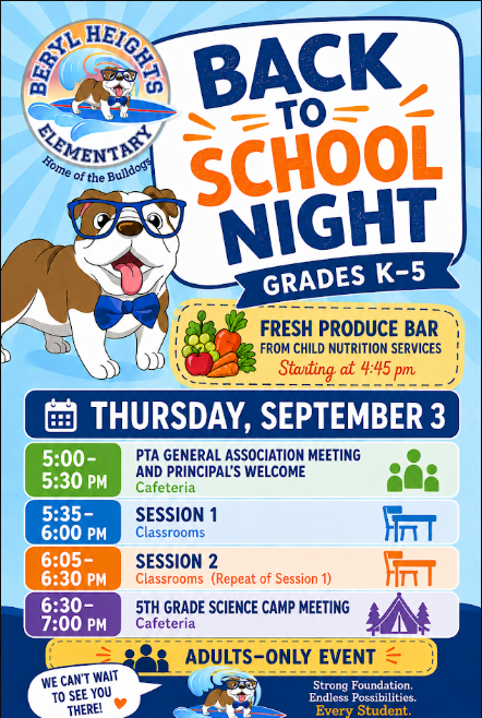 K-5 Back to School Night Featured Photo