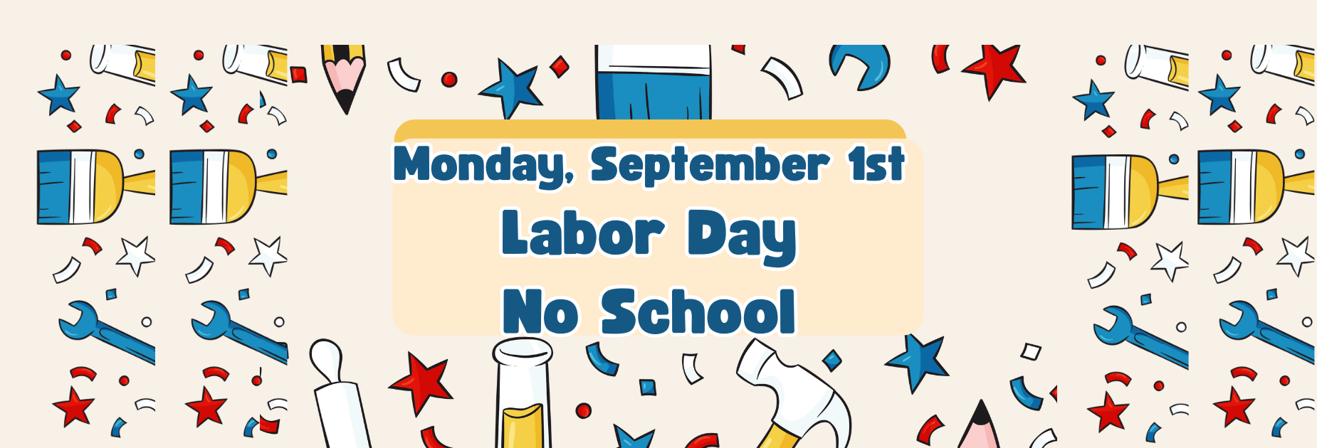 No School September 1