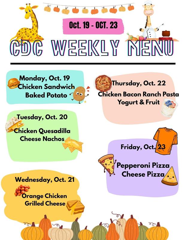 weekly menu