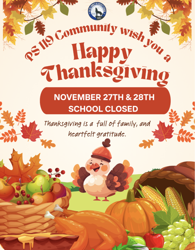 Happy Thanksgiving Flyer November 2025