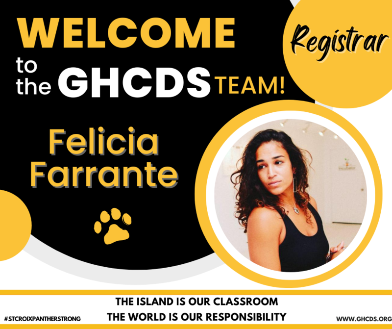 GHCDS Registrar - Felicia Ferrante