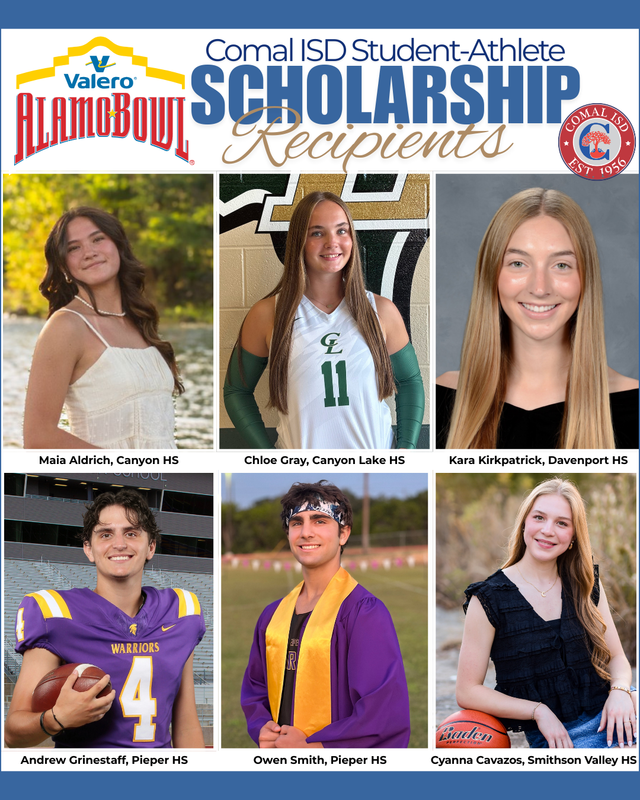 2025 Valero Alamo Bowl Scholarship Winners