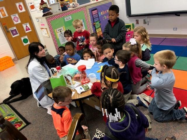 Students with medical assistant