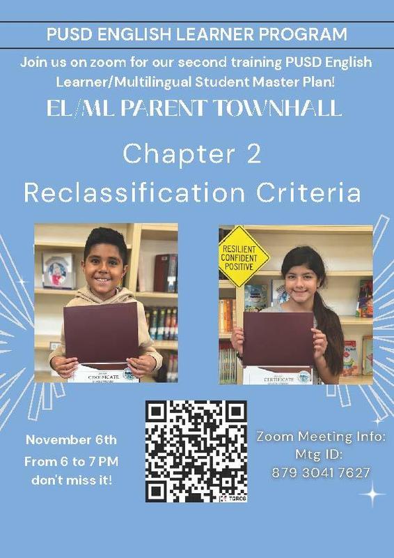EL/ML Townhall meeting flyer