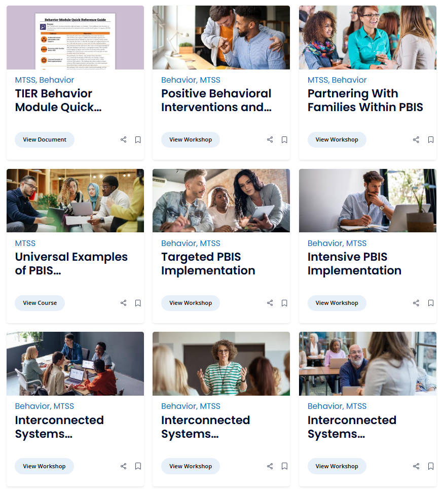 TEA, “Behavior Module”: Texas SPED Support