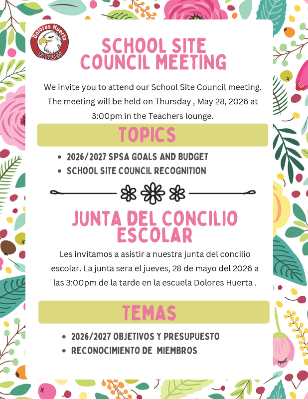School Site Council (SSC)