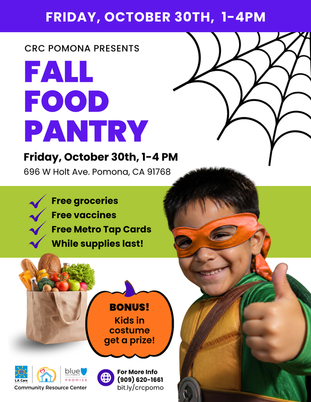 fall food pantry flyer english