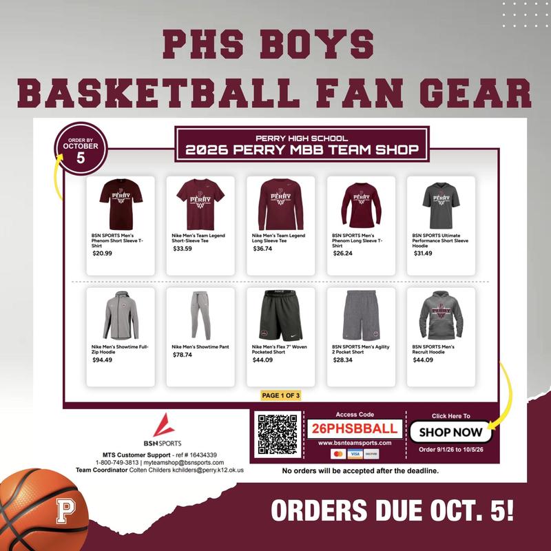 Perry High School Boys Basketball Fundraiser