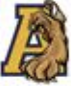 School mascot logo featuring a lion's paw.