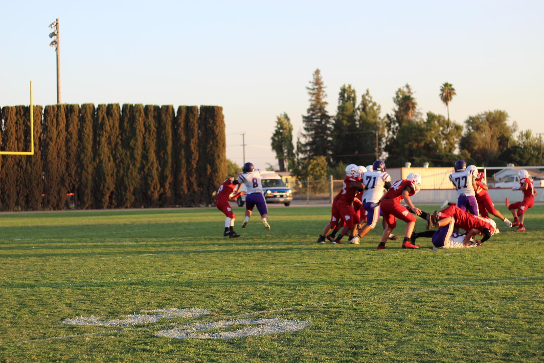 JV Football Chowchilla 28 Lemoore 20, August 30 CUHS Videos & Photos