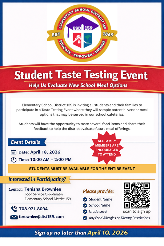 Student Taste Tasting Event