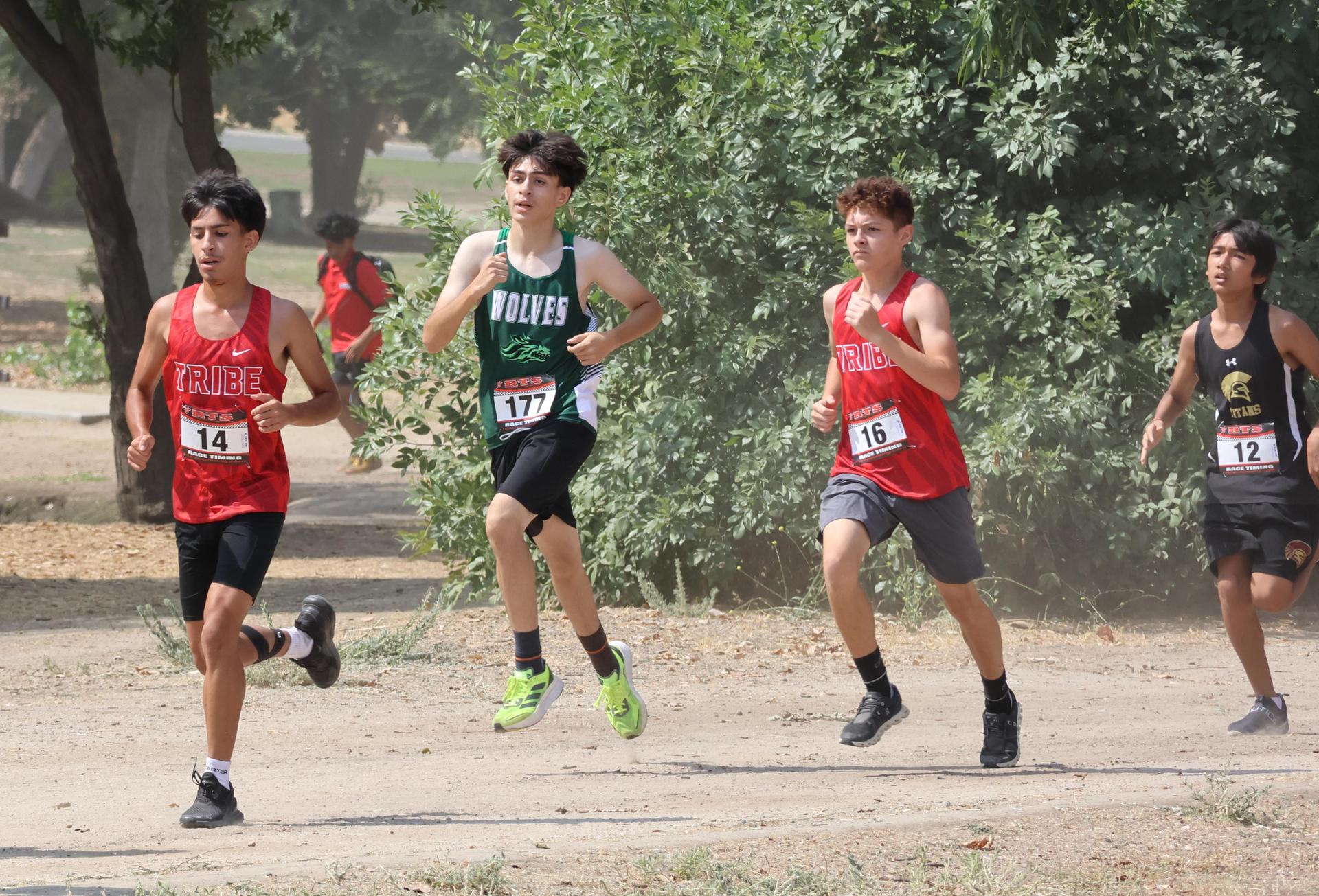 cross country runners in action at woodward park