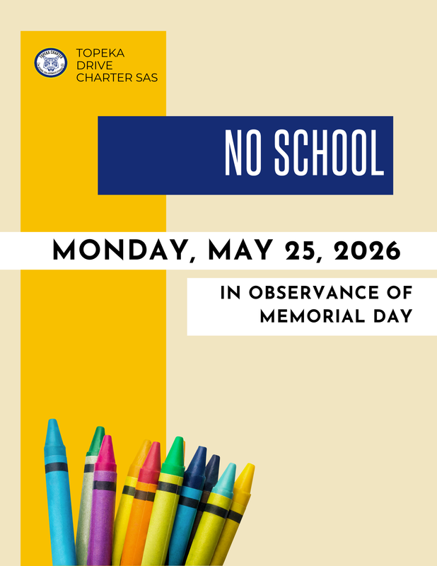 No School Memorial Day 2026 Flyer