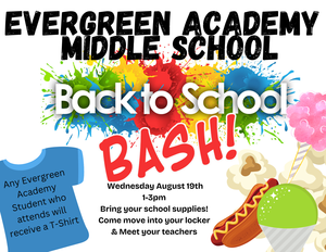 back to school bash flyer
