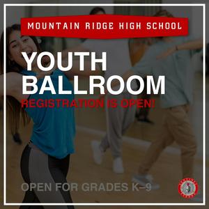 MRHS Youth Ballroom Registration Is Now Open
