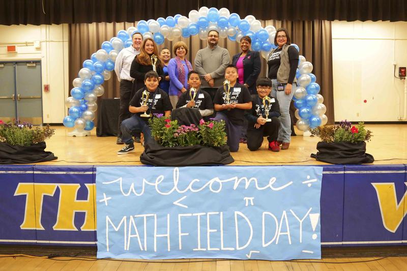 Cortez 8th Grade students take 2nd Place at the Math Field Day