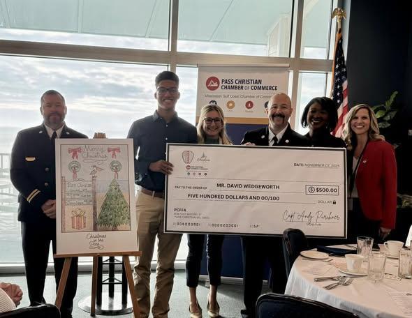 Congratulations, David Wedworth! His art was selected as the Christmas in the Pass promotional art piece. Get your shirts early!