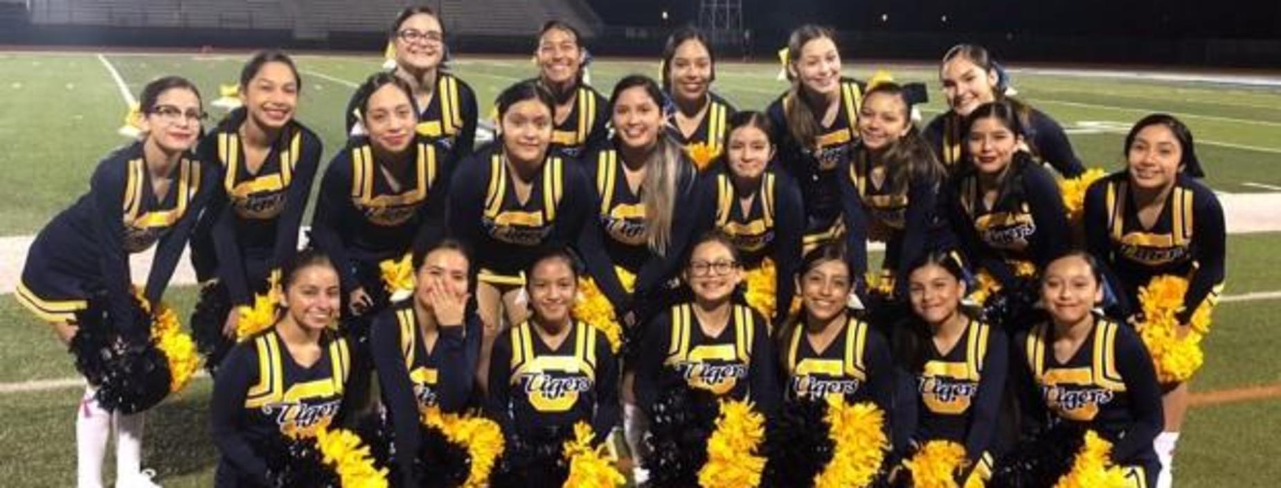 Cheerleaders at game