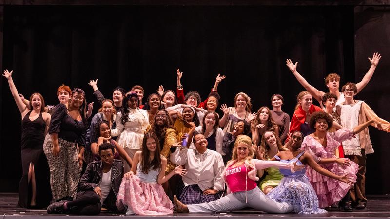 The cast of Forbidden Broadway