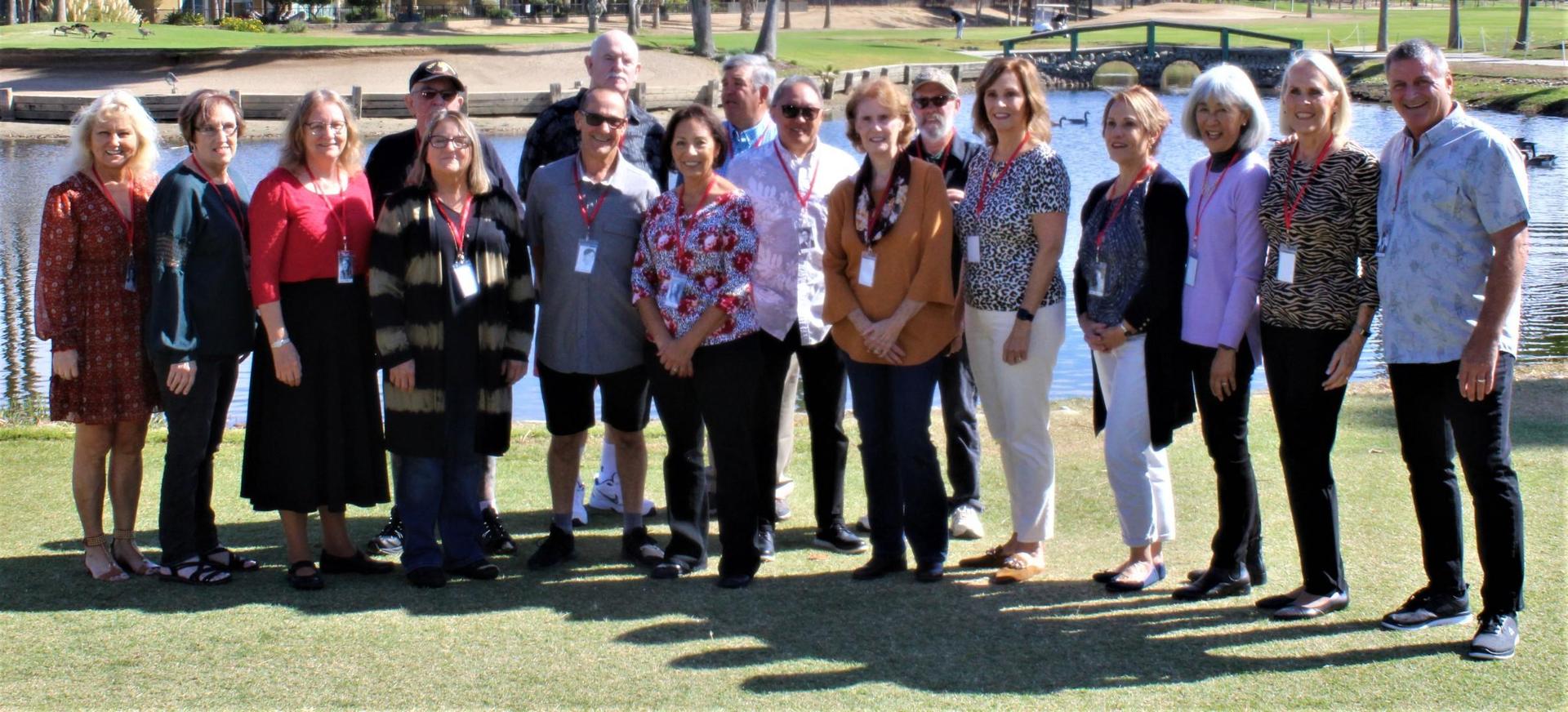 Members of the class of 1971 at their 50 year reunion