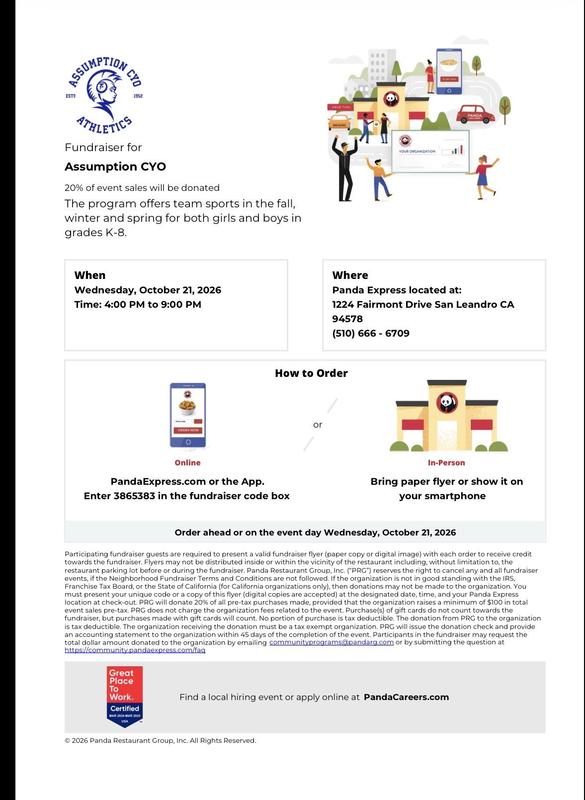 panda express cyo flyer
