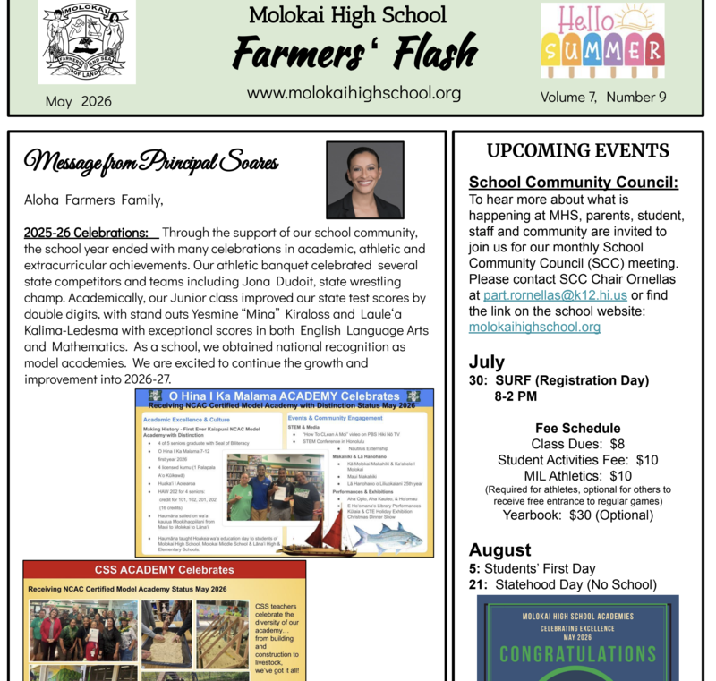 May Newsletter
