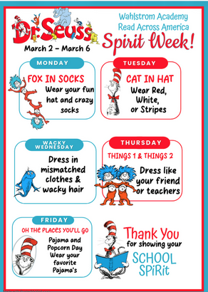 Spirit Week Read Across America