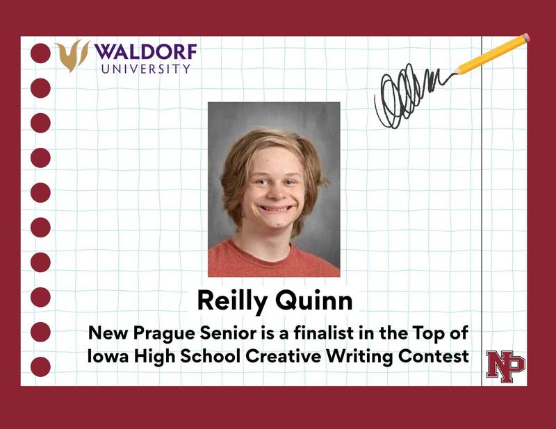 NPHS Senior Finalist in Writing Contest