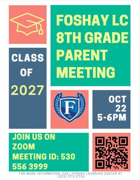 12th grade and 8th grade Parent Meetings Featured Photo