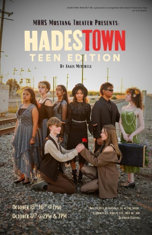 The MHHS Mustang Theater proudly presents *Hadestown: Teen Edition* Featured Photo