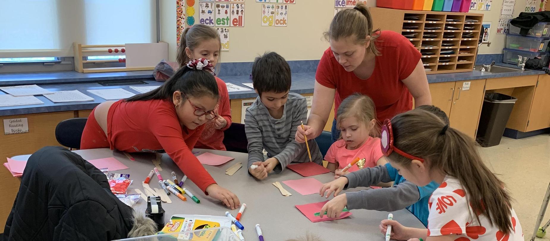 Valentine party crafts