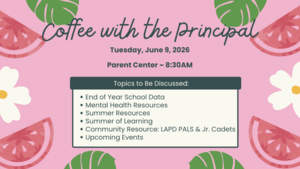 Coffee with Principal June 2026