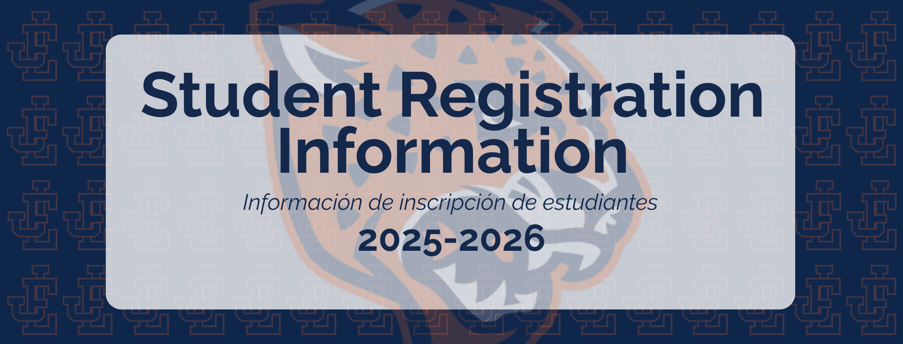 Student Registration Information