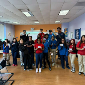 HSA Southwest Chicago Students holding award certificates