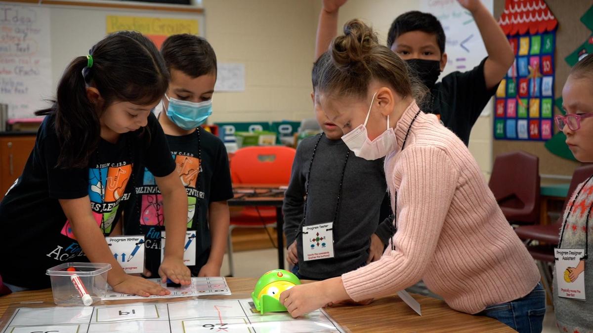 BeeBots create a buzz in Mission CISD classrooms Mission Consolidated Independent School District