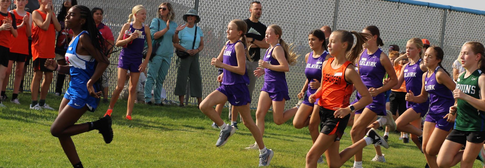 cross country start of race