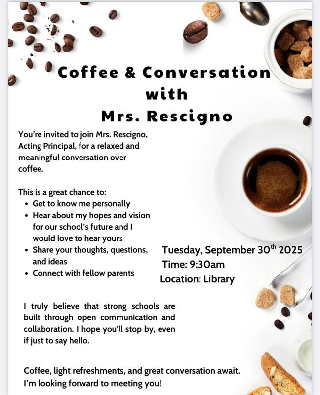 Coffee and Conversation Flyer