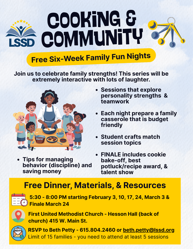 Space still available for cooking and savings class