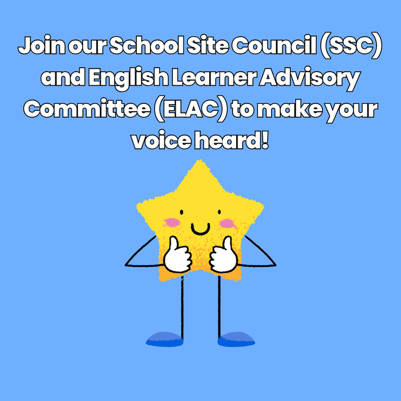 Join SSC and ELAC!