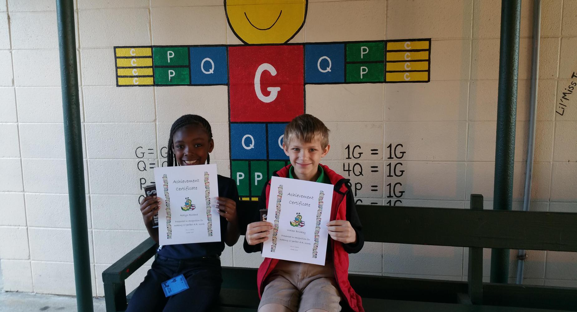 A.R. perfect scores!