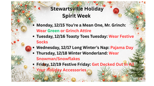 Stewartsville Holiday Spirit Week