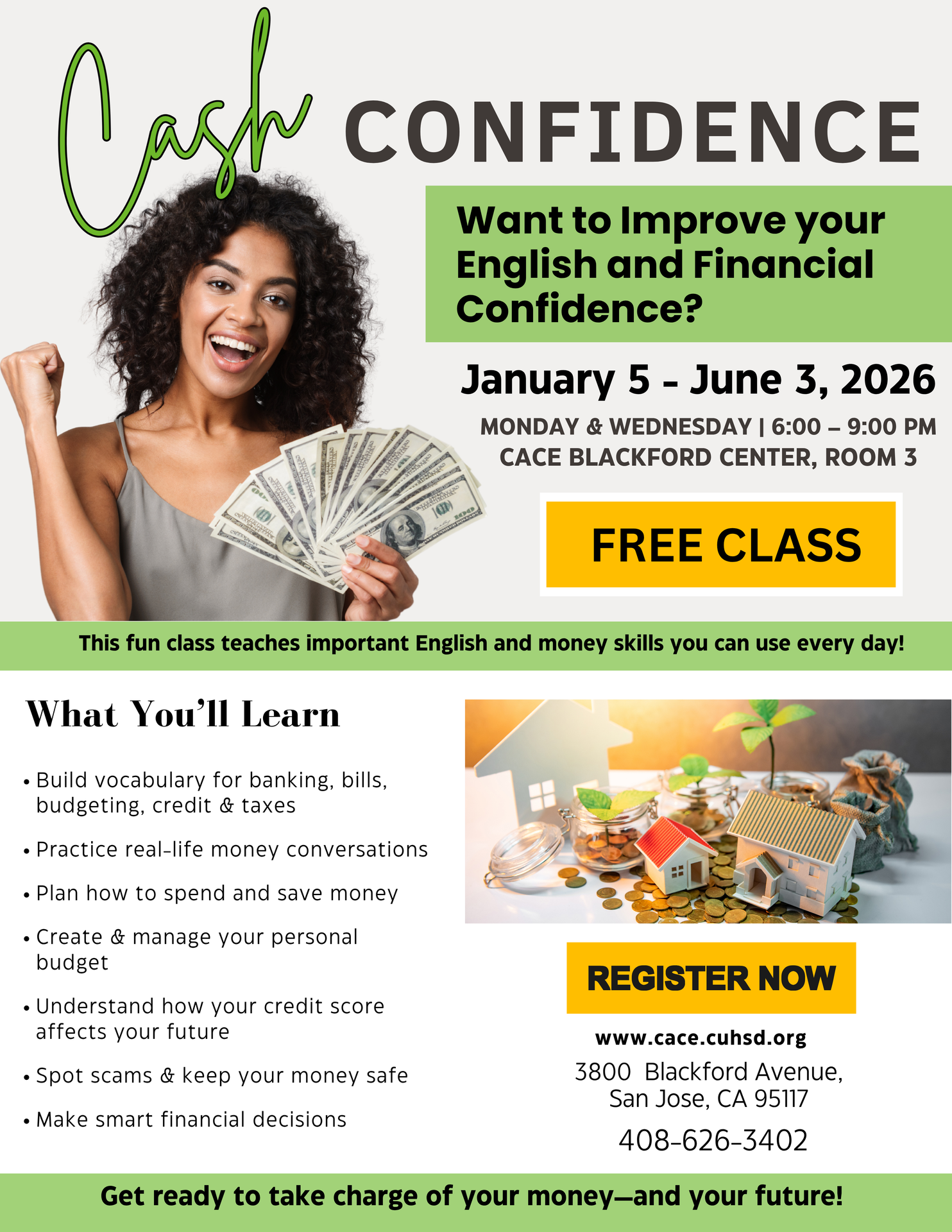 Cash confidence registration