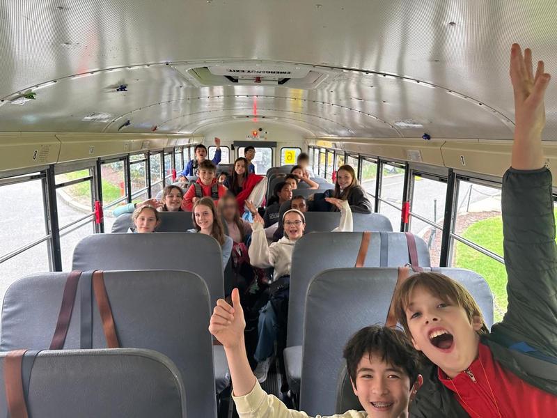 Picture of the Week: Our 7th graders returned from their Outdoor Classroom experience this afternoon. Outdoor classroom is an annual trip for 5th and 7th grade where they learn about nature, play games, and spend time together as a class.