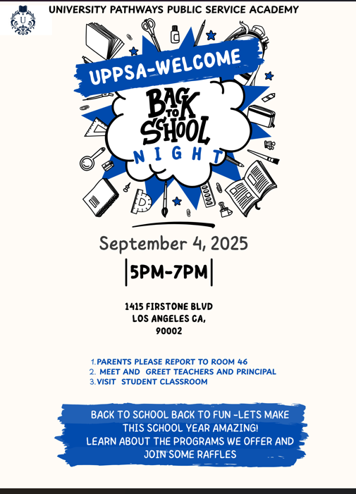 BACK TO SCHOOL