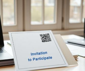 envelope on desk reads 