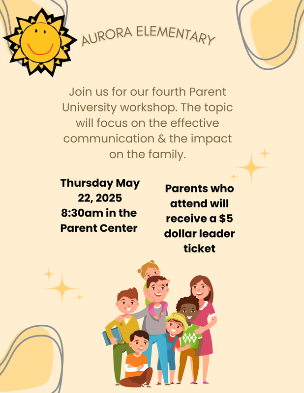 Workshop Thursday at 8:30