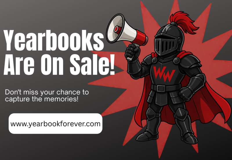 Yearbooks are on sale now.