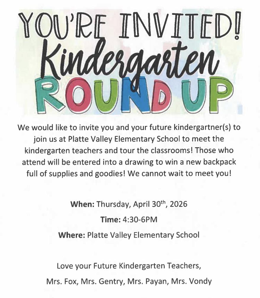 preschool/kinder roundup